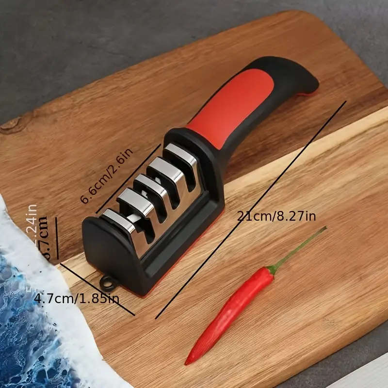 Multi-functional Handheld Knife Sharpener: Durable, Lightweight, and Portable .