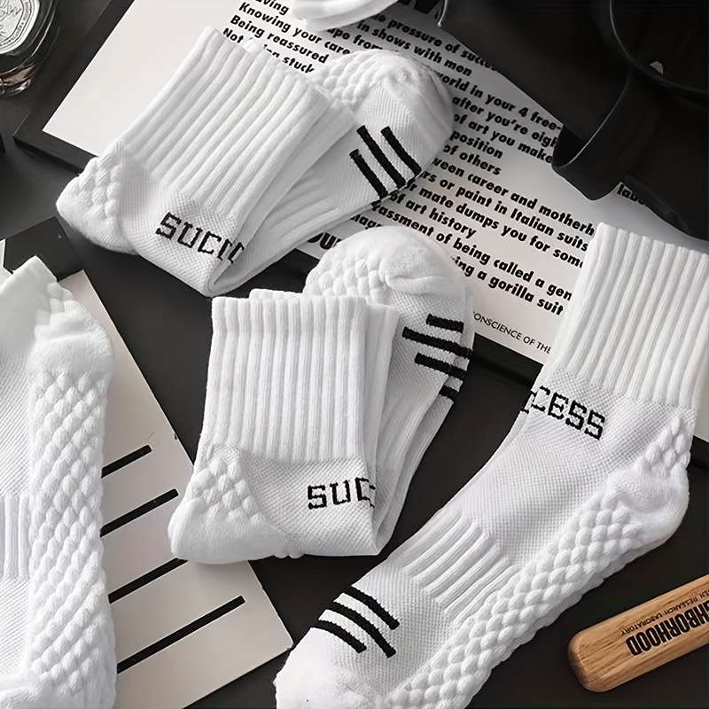 Sock White Eight Pairs One Size