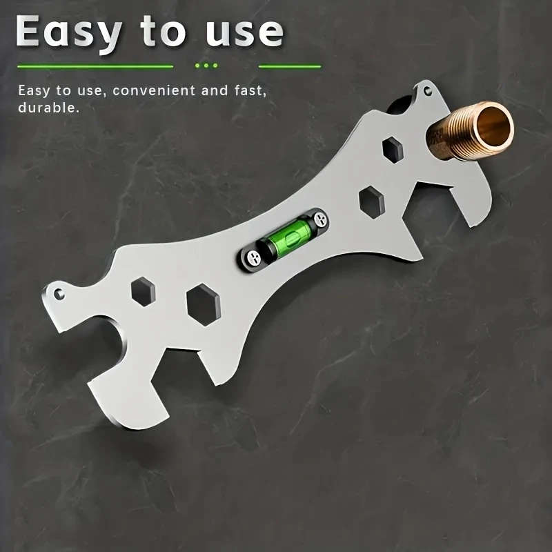 1 Piece Stainless Steel Shower Installation Wrench