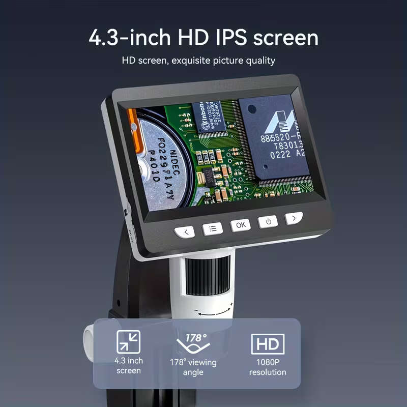 Inskam Professional Digital Microscope with 50-1000X Magnification