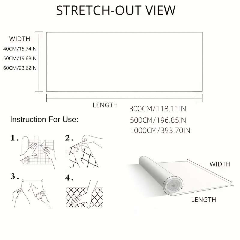 1PC Wall StickersMountain River Water WhiteLength 3 Meterss X Width  23.62 Inches