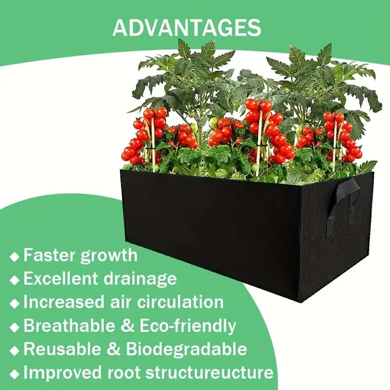 Multi-Size Garden Grow Bags with Handles