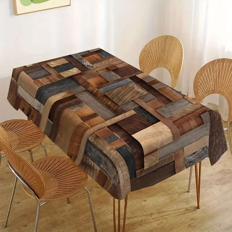 1 Piece Of Country Farmhouse Style Tablecloth 140*220Cm