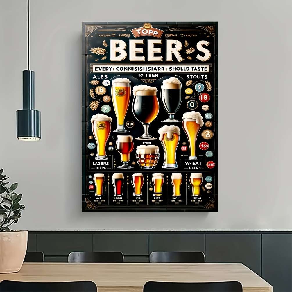 1000pcs Beer Mug Puzzle Challenging DIY Brain Teaser Jigsaw Puzzle for Adults Fam