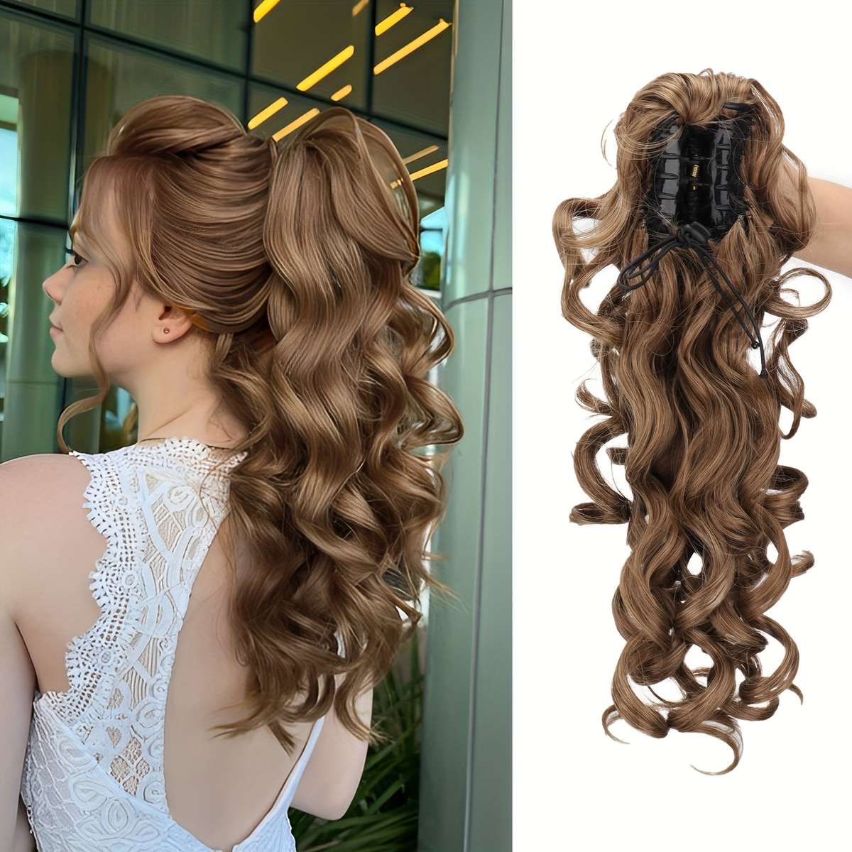 1Pc Multicolor 40.64cm Fashion Design Wig