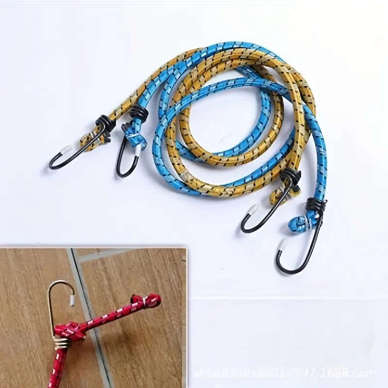 5 pcs Elastic Lashing Rope With Double Hook