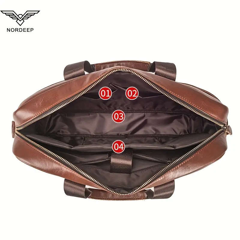 Genuine Leather Laptop Briefcase