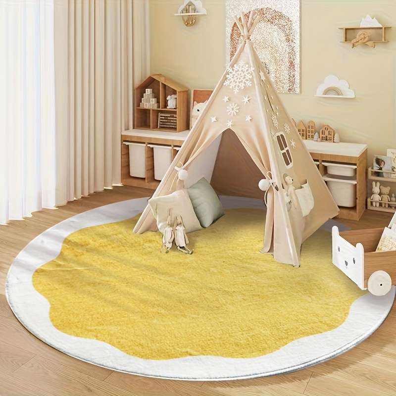 Yellow 80x80cm 31.5x31.5inch Floor Mat