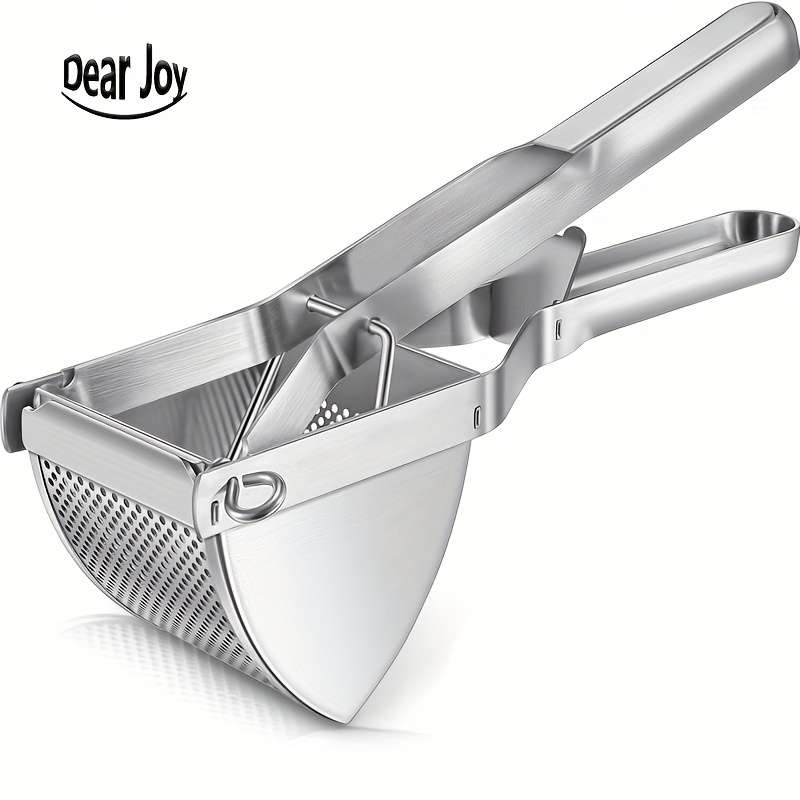 1pc Stainless Steel Professional Potato Ricer for Mashed Vegetables and Kitchen Tool No Electricit