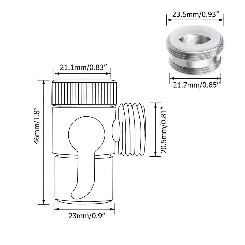 Universal Faucet Sink Valve Diverter