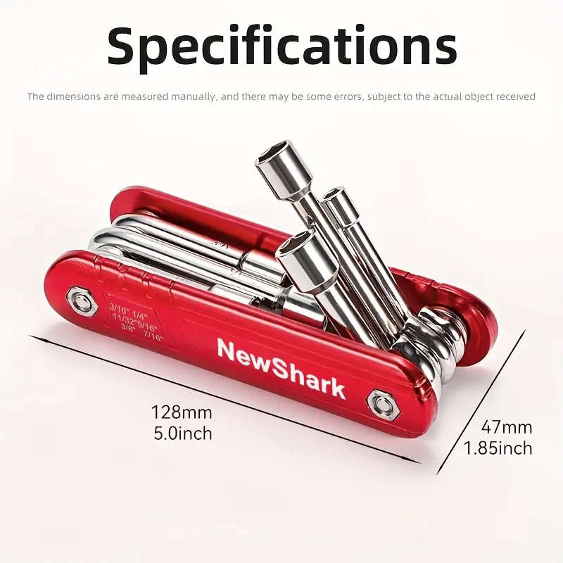 1pc Portable Wrench Mini Folding Hexagon Socket Wrench