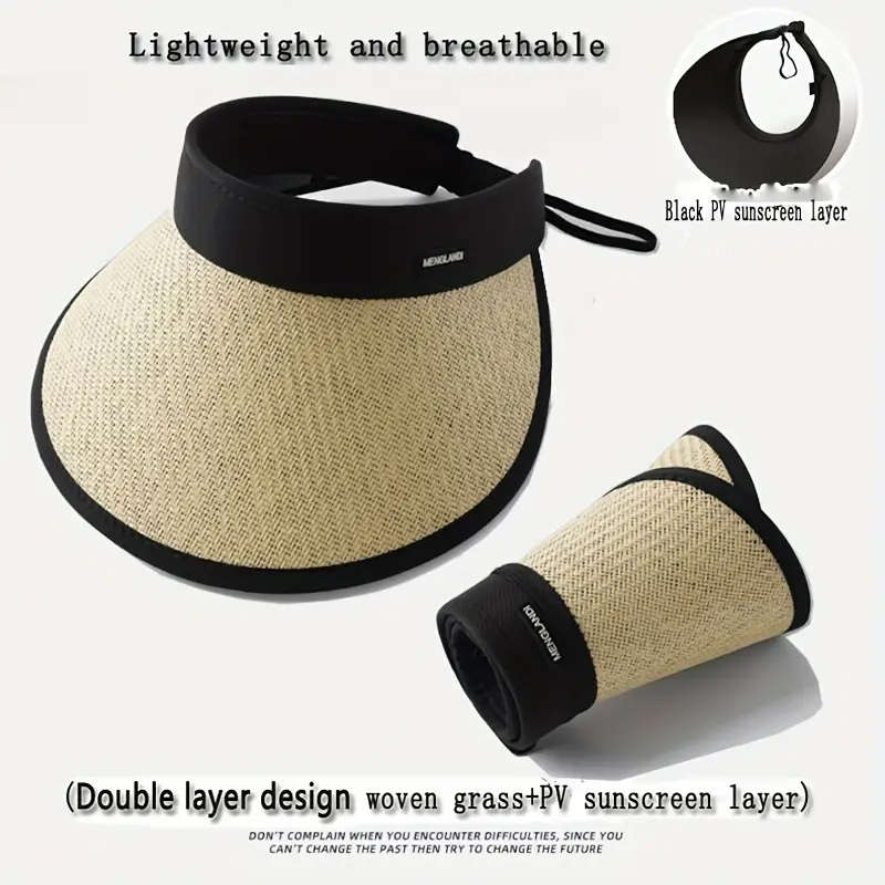 Foldable Sun Hat Beige