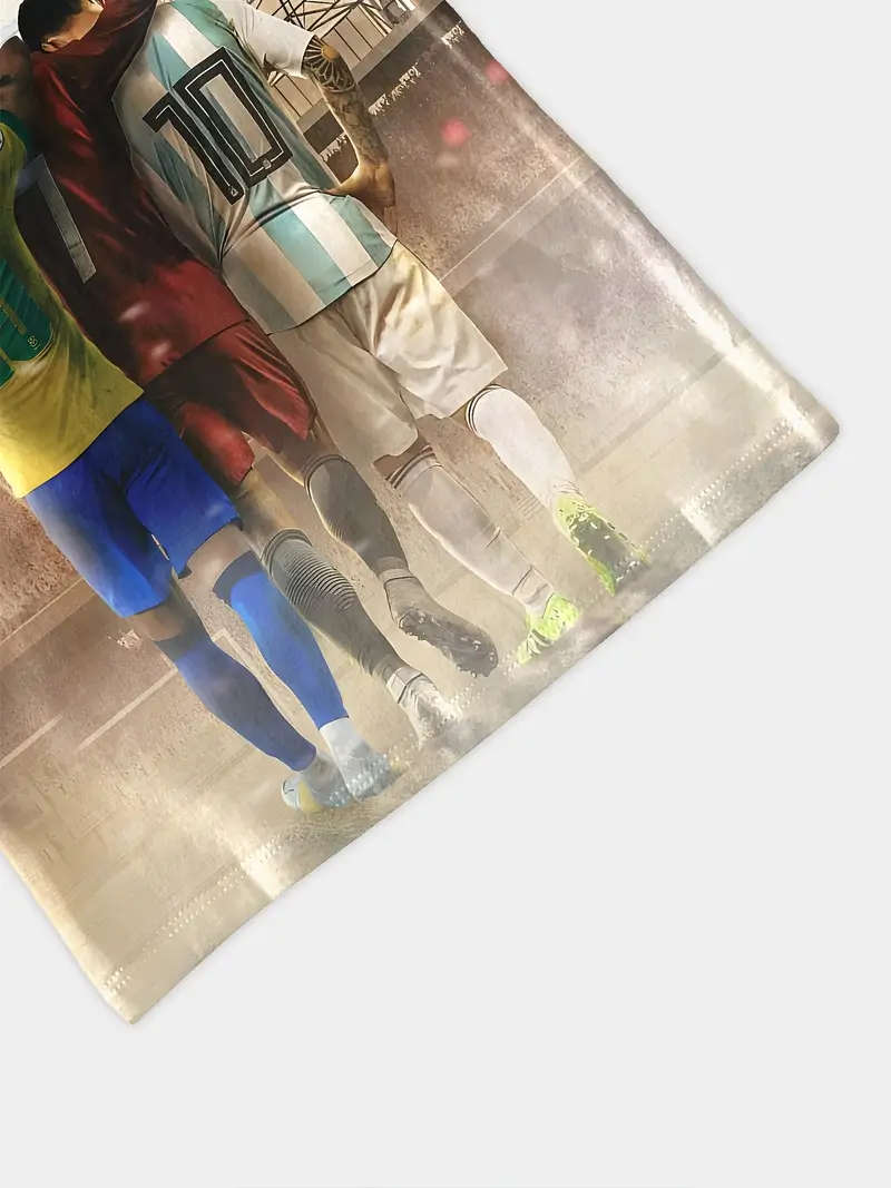 Kids Soccer T-Shirt, Crew Neck - Size: 9-10Y