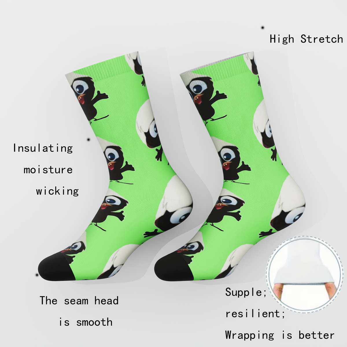 1 Pair Multicolor 1 One Size Socks