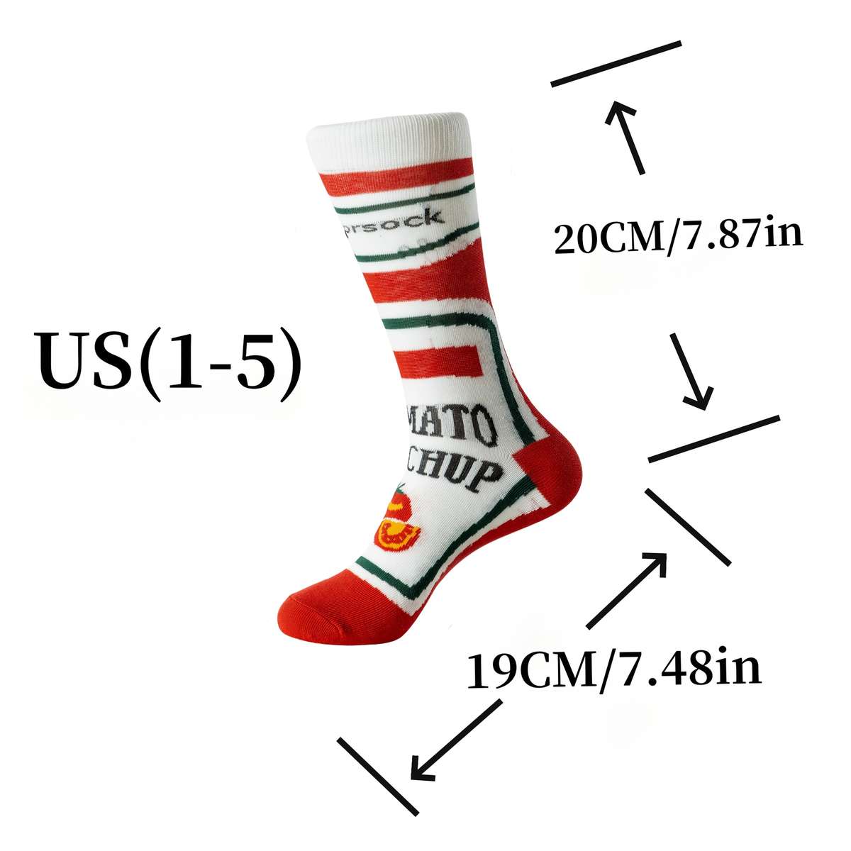 1 Pair Color 1 One Size Socks
