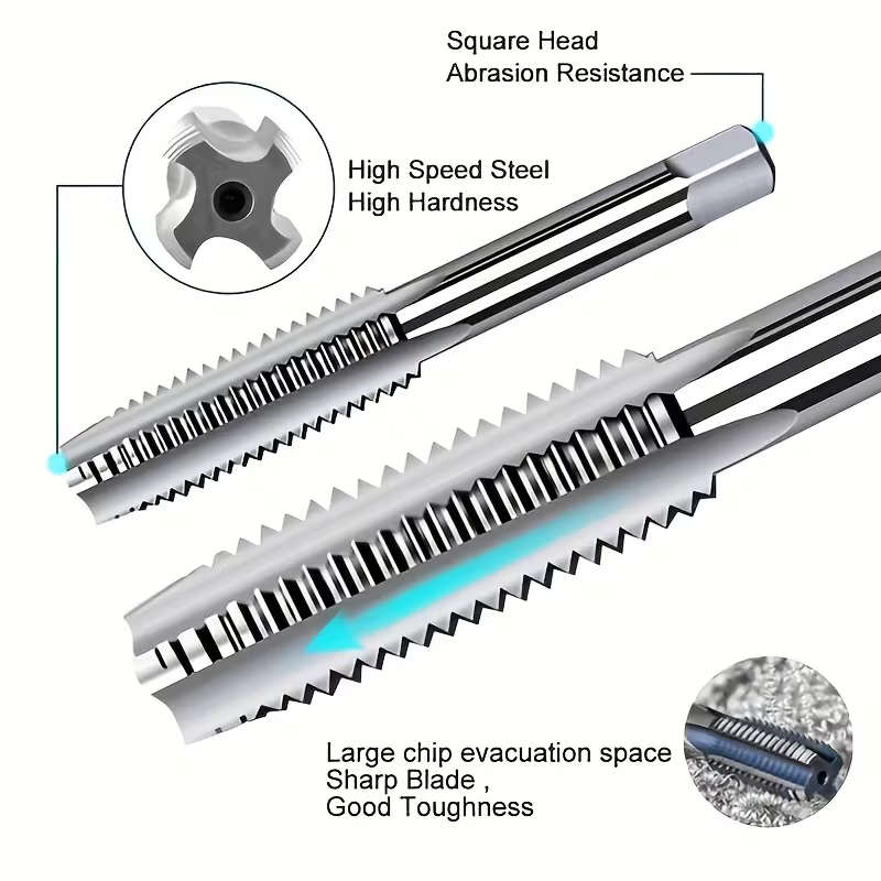 40pcs M3-M12 Tap And Die Set
