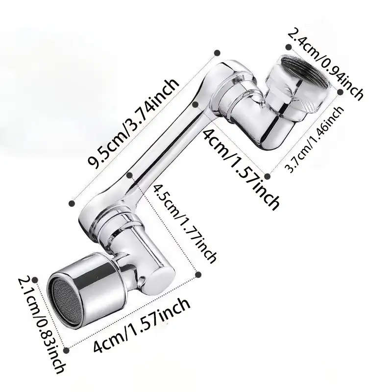 2-Piece Universal Swivel Water Nozzle Set