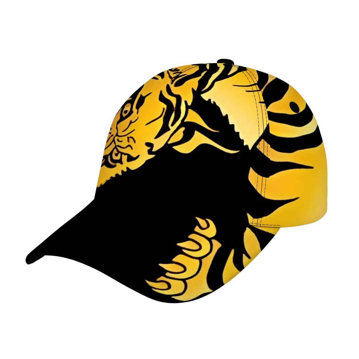 of a Bold Tiger Design Baseball Cap Adjustable