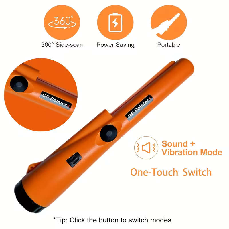 Professional Handheld Metal Detector Pinpointer with High Precision