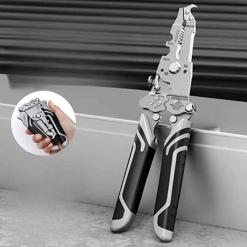 18 In 1 Foldable Wire Stripper Manual Tool