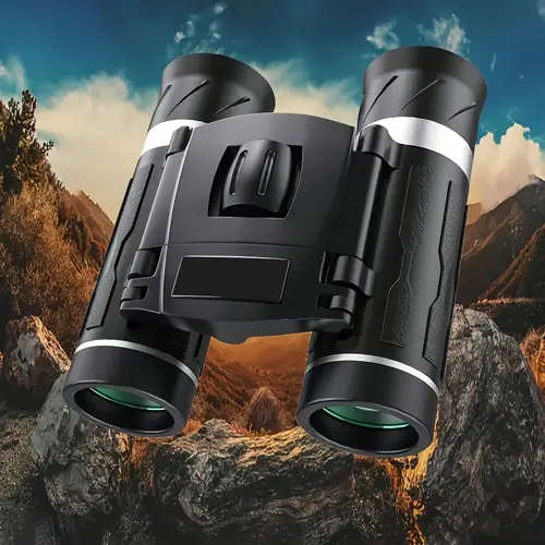 1pc 10X Upgraded HD Portable Zoom Binoculars Folding Performance Telescopes with ABS Material Non-Wa