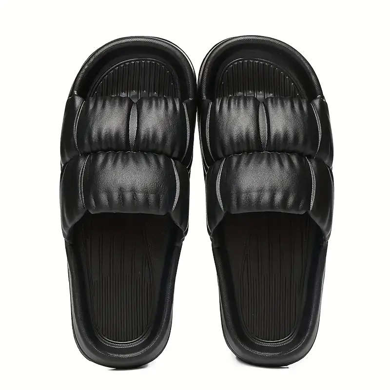 Women's Simple Indoor Slippers Black 38-39