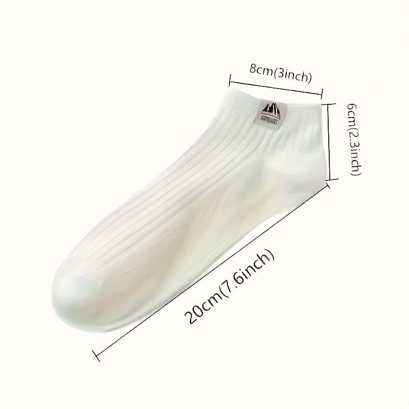 10 Pairs White One Size High Elastic Socks