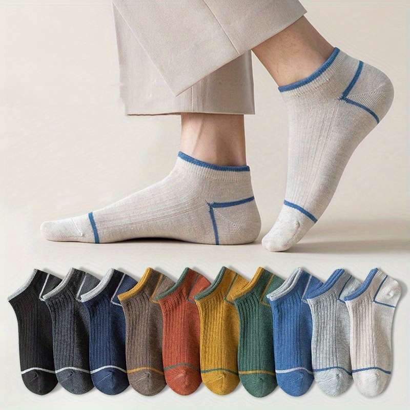 5 Pairs Random Colors Asian One Size High Elastic Socks