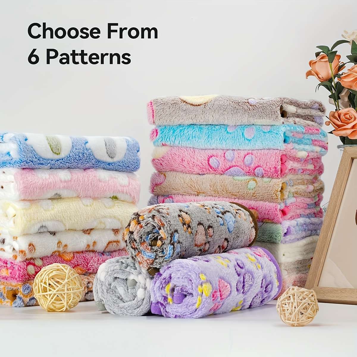 Blanket Color 3 Pack Mixed Colors size S 59.99x40.01cm x3