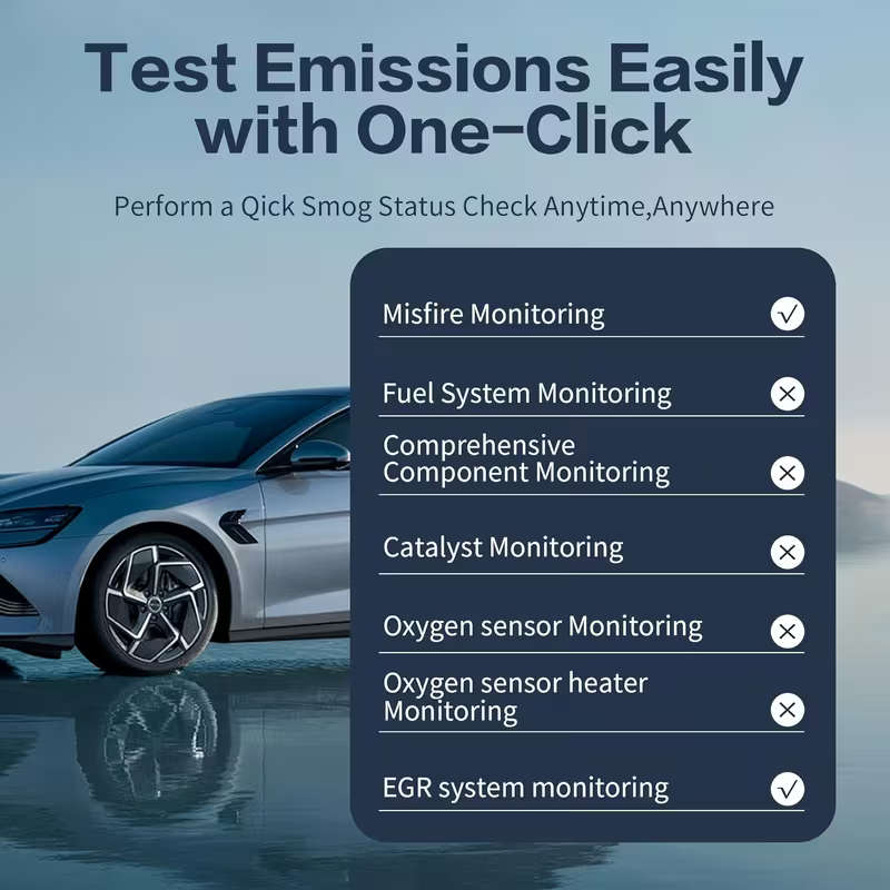 Wireless OBD2 Scanner | Full System Scan