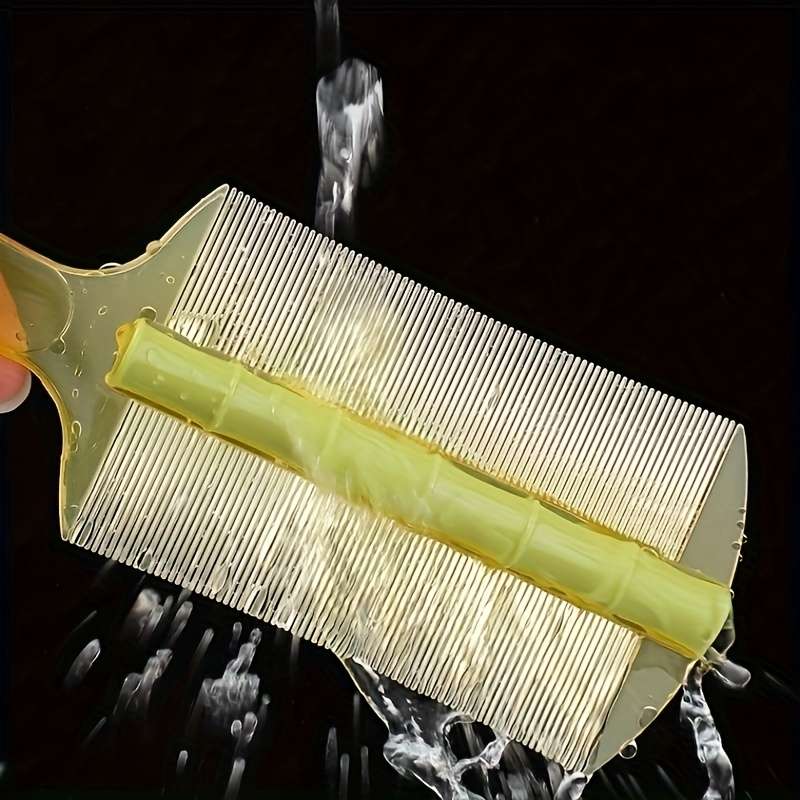 1 matcha Green fine Tooth pet Comb Pet Comb