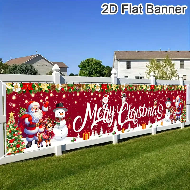 2D Christmas Banner