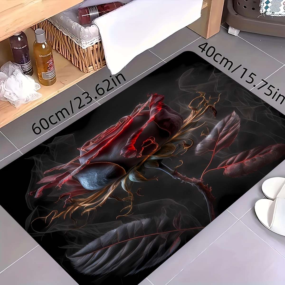 1Pc 15.74x23.62inch 40x60cm Floor Mat