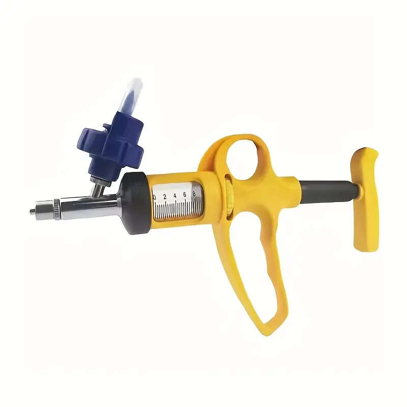 Yellow Metal Continuous Syringe with Bottle Adapter 5ml