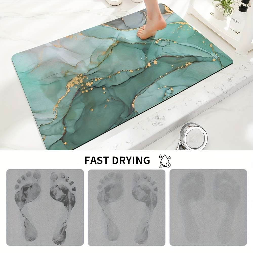 1Pc Green 20x31inch 50x80cm Floor Mat