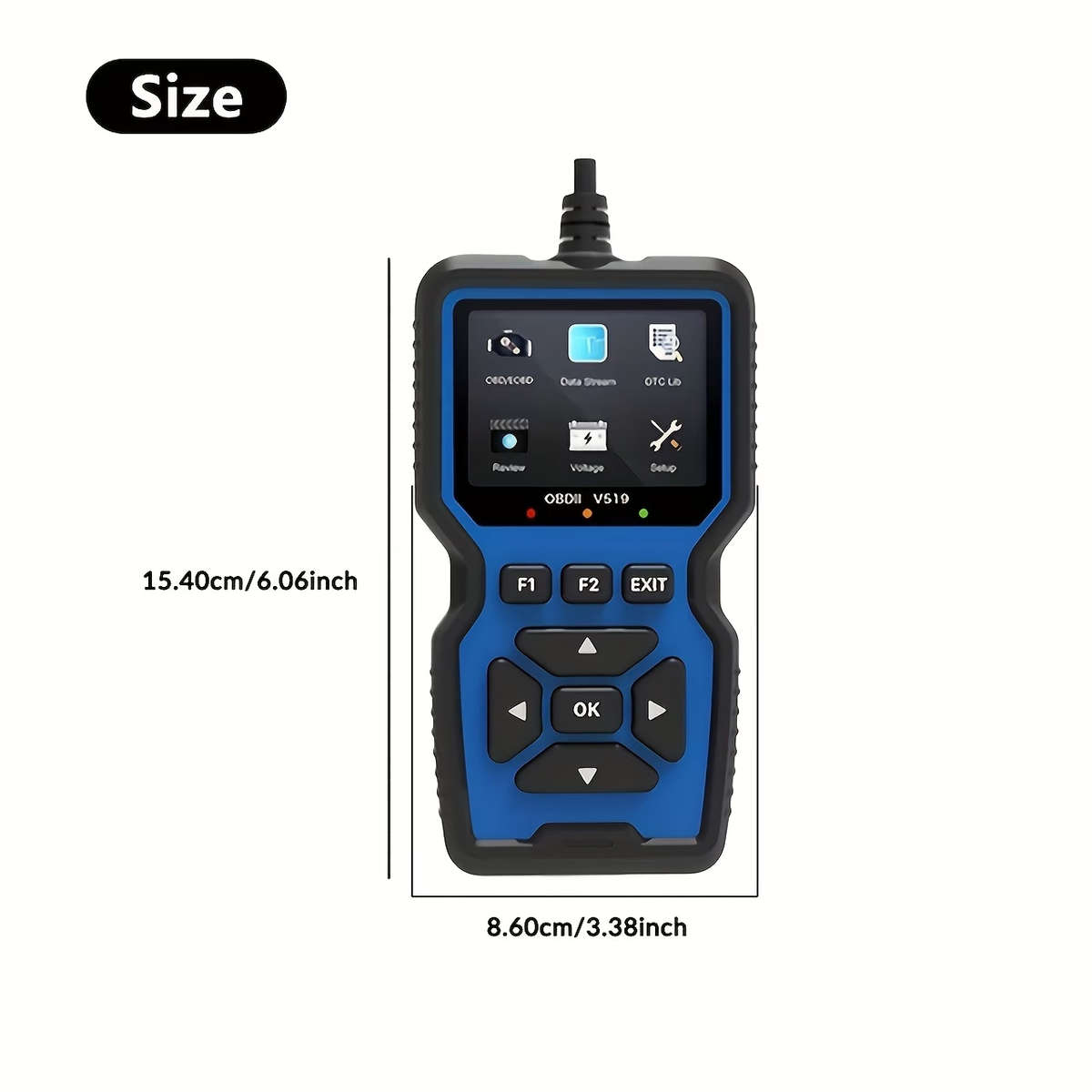 Professional OBD2 Diagnostic Scanning Tool USB Powered