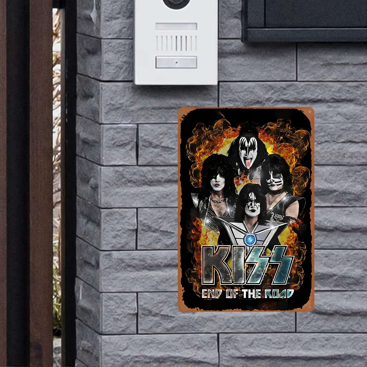 1Pc Flat Metal Aluminum Tin Label 50.8x76.2cm