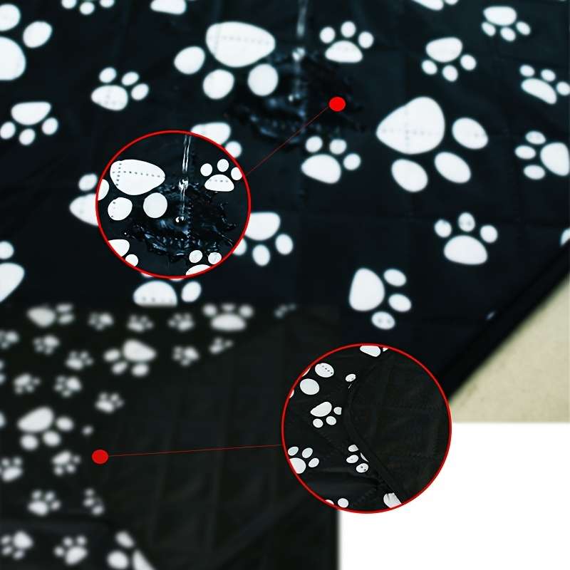 Dark Gray Dog Paw Pads Cooling Pad