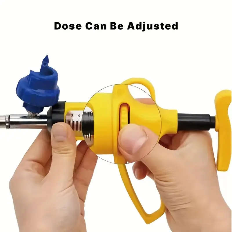 Yellow Metal Continuous Syringe with Bottle Adapter 5ml