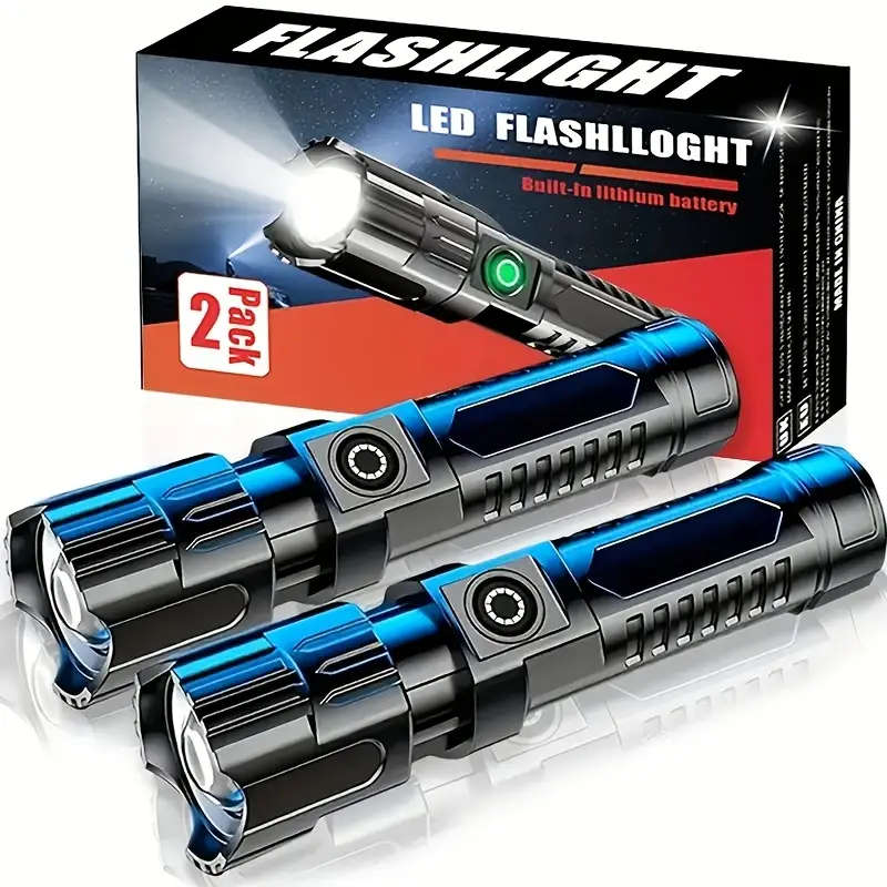 2-Pack High Power LED Flashlights