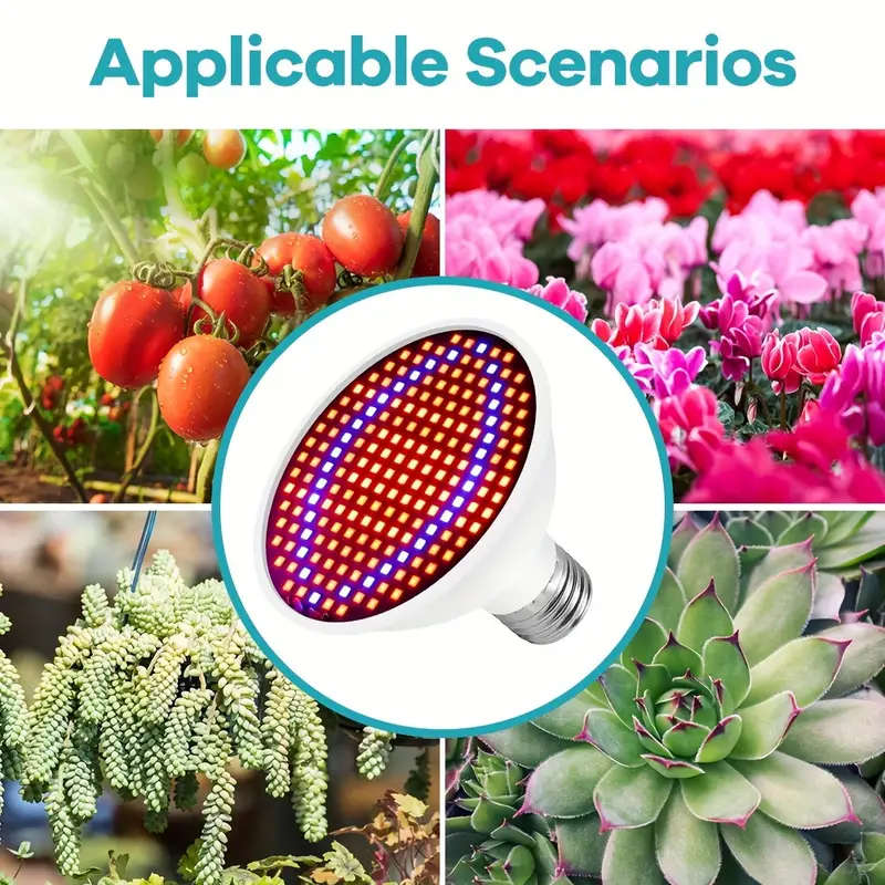 Full Spectrum 200 LED Plant Grow Light Bulb