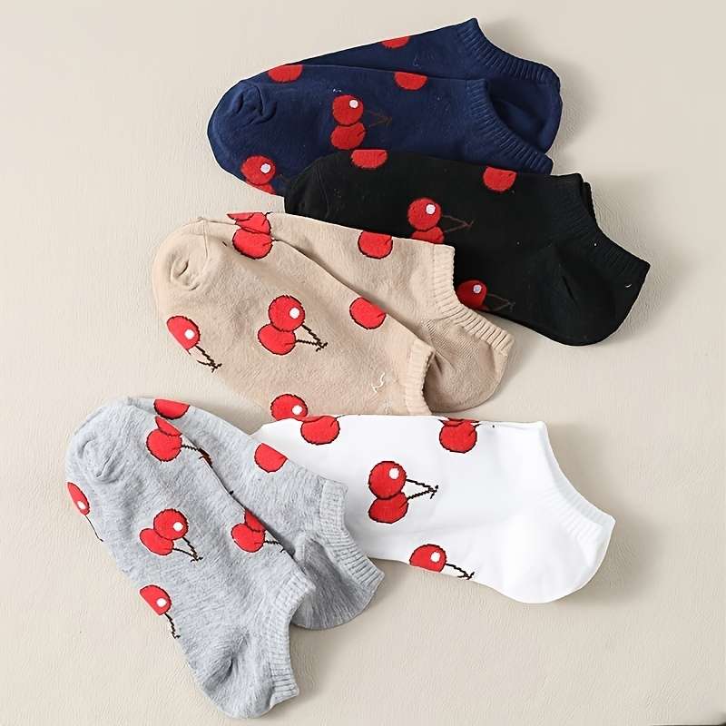 5 Pairs Multicolor High Elastic Socks