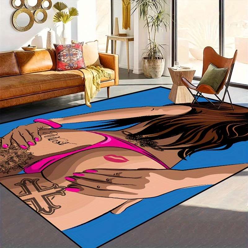 1Pc 5Ox8Ocm Floor Mat