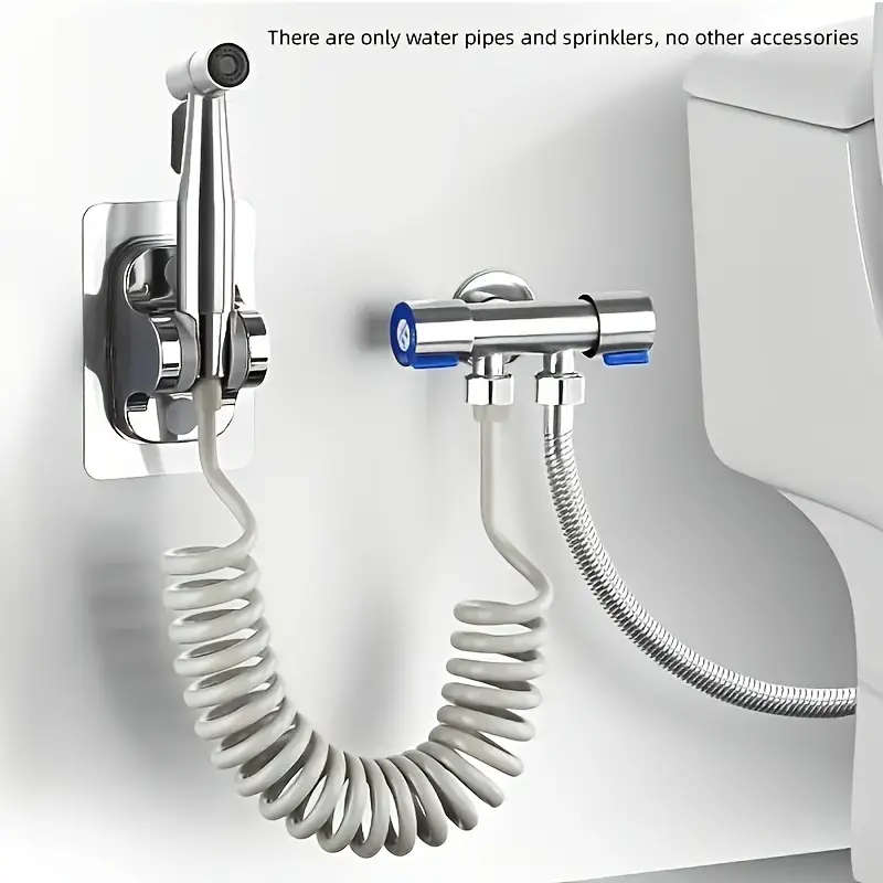 3pcs High-Pressure Stainless Steel Handheld Shower Set