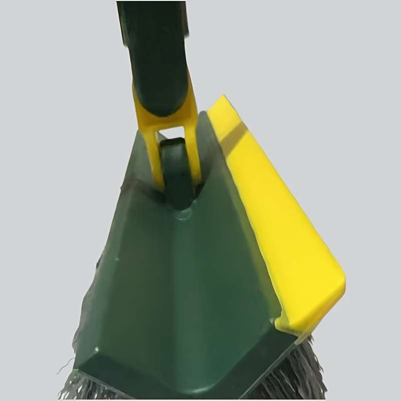 5-in-1 Multi-Purpose Cleaning Brush with Long Handle Clip V-Shaped Bristles for Hard-to-Rea