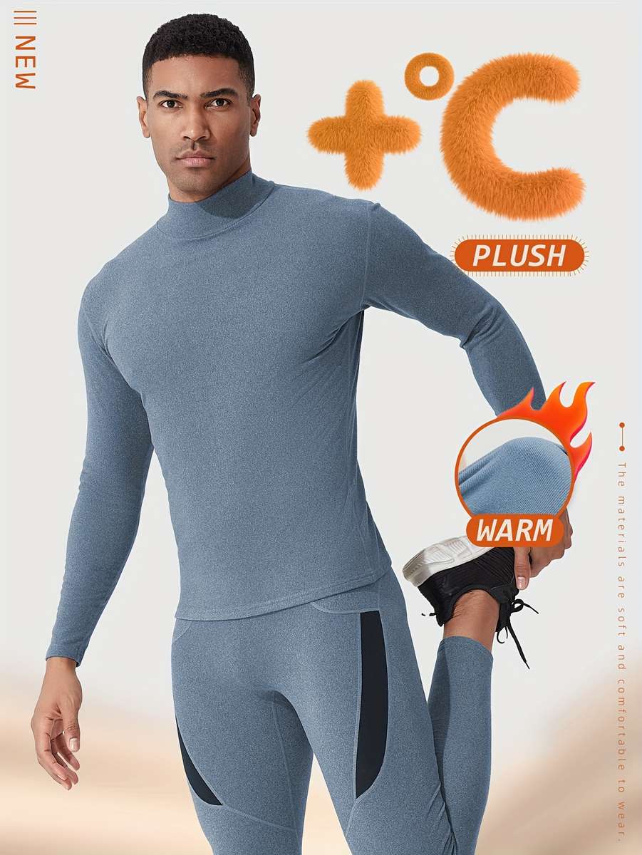 Thermal Underwear Color Sea Blue Sizem
