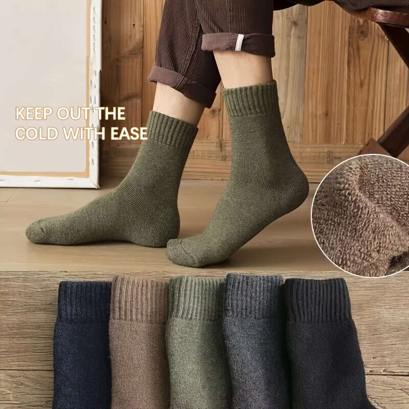 Sock 5 Pairs Of 5 Colors Mixed One Size