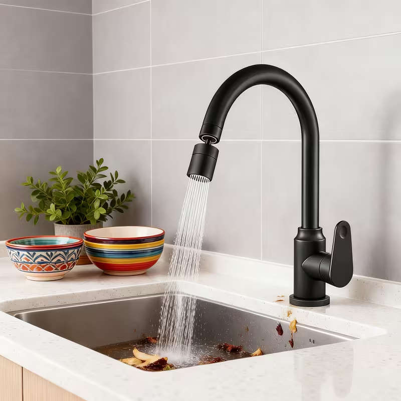 Modern Kitchen Faucet with Swirl- Sprayer