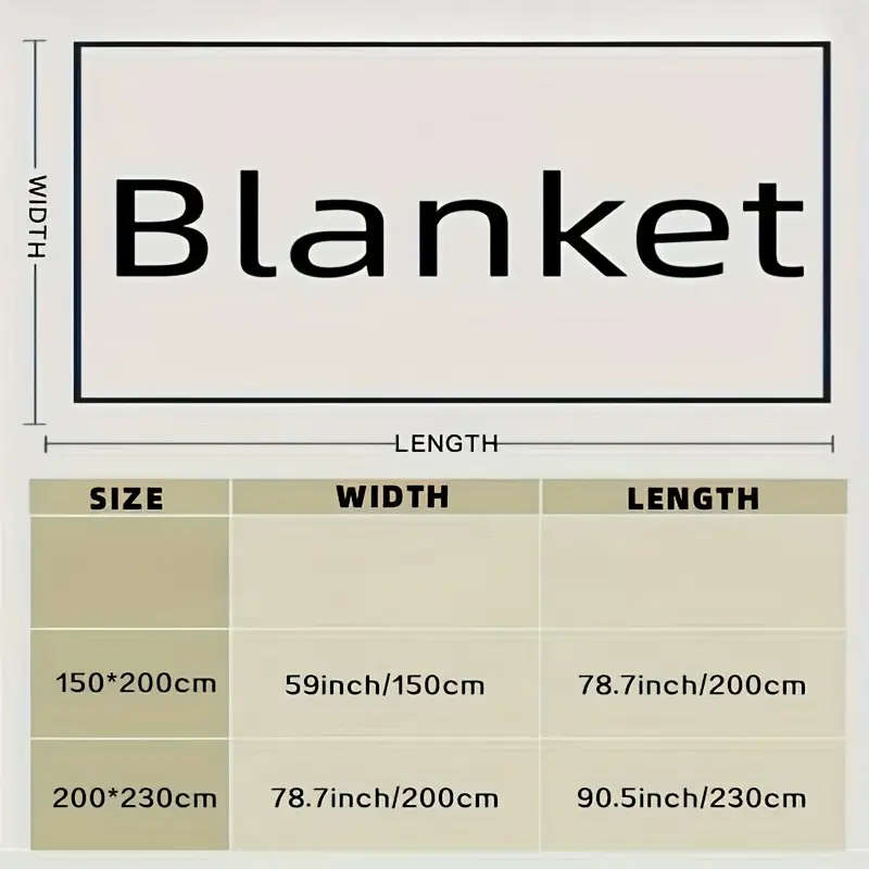 Comfortable Summer Nap Blanket 150cm*200cm