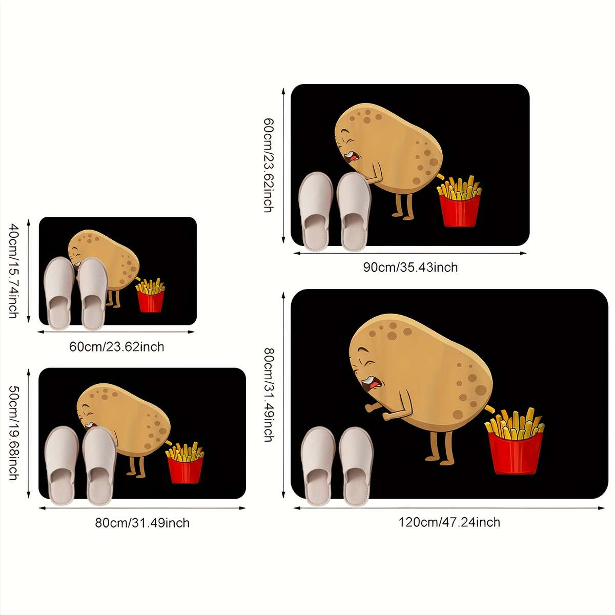 31.5x47inch 80x120cm Floor Mat